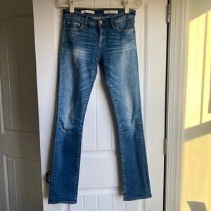 Pilcro and the Letterpress Blue Straight Leg Jeans